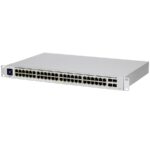 USW-48-PoE is 48-Port managed PoE switch with (48) Gigabit Ethernet ports including (32) 802.3at PoE