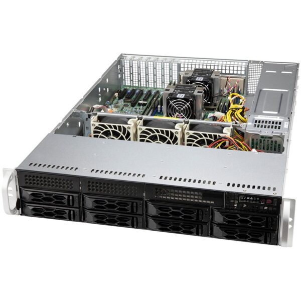 Supermicro server chassis CSE-LA25TQC-R609LP, 2U Dual and Single Intel and AMD CPUs, 7 low-profile e