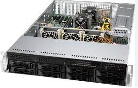 Supermicro server chassis CSE-LA25TQC-R609LP, 2U Dual and Single Intel and AMD CPUs, 7 low-profile e