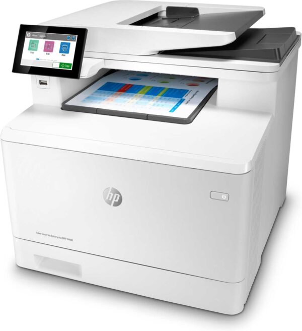 МФУ HP Color LaserJet Enterprise MFP M480f Printer/Scanner/Copier/Fax, A4, 600x600 dpi, 27(27)ppm, 2