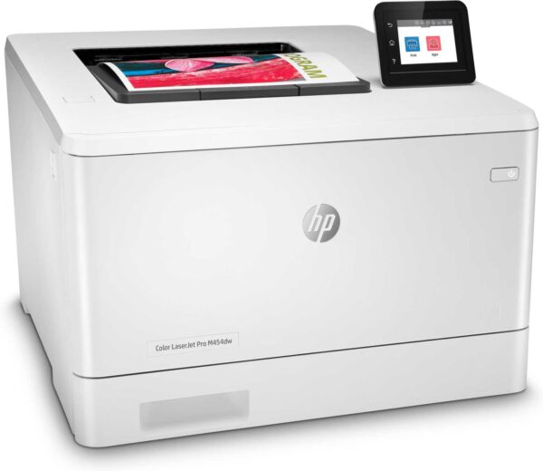 Принтер лазерный цветной HP W1Y45A Color LaserJet Pro M454dw Printer , 600 dpi, 27 ppm, NAND 256 MB,