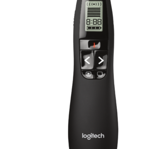 Презентер Logitech R700 (черный, 2.4 GHz, ЖК-дисплей, 2 батареи типа AAA, футляр для переноски) (M/N