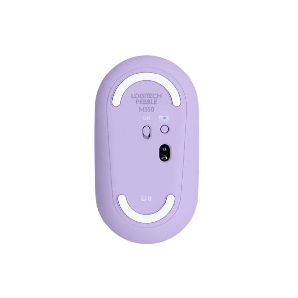 Мышь беспроводная Logitech Pebble M350 Lavender (M/N: MR0075 / C-U0010)