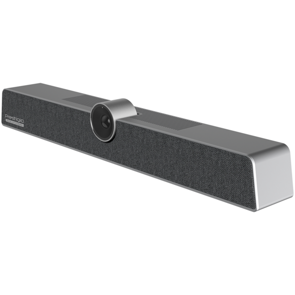 Prestigio Solutions Video Conferencing Collaboration Bar Alpha: UHD, 12MP, 6 mic, 8m (Range), Connec