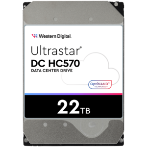 HDD Server WD/HGST ULTRASTAR DC HC570 (3.5’’, 22TB, 512MB, 7200 RPM, SATA 6Gb/s, 512E SE NP3), SKU: