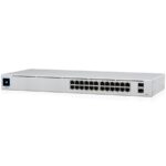 Ubiquiti USW-24-POE Gigabit Layer 2 switch with twenty-four Gigabit Ethernet ports including sixteen