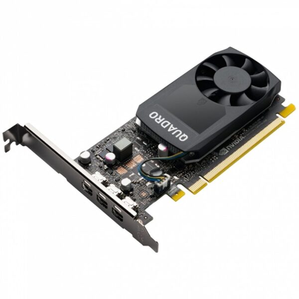 PNY NVIDIA QUADRO P400 2GB GDDR5, 64-bit, PCIEx16 3.0, mini DP 1.4 x3, Active cooling, TDP 30W, LP,