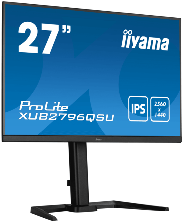 Монитор LCD 27'' 16:9 2560х1440(WQHD) IPS, nonGLARE, 250cd/m2, H178°/V178°, 1000:1, 80M:1, 16,7 милл