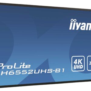 LH6550UHS-B1 65" 3840x2160, 4K UHD AMVA3 panel, Fan-less, Speakers, Multiple In-/Outputs (DisplayPor