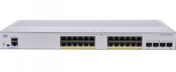 CBS250 Smart 24-port GE, PoE, 4x1G SFP