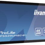 55" Touchscreen LCD monitor UHD 4K, VGA, 2xHDMI, DP, USB, open frame,  PCAP, 3840x2160, 1A1DP2H, Fac