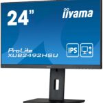 Монитор LCD 24" ETE IPS-panel, 1920x1080, 15cm Height Adj. Stand, Pivot, 250cd/m, Speakers, VGA, HDM